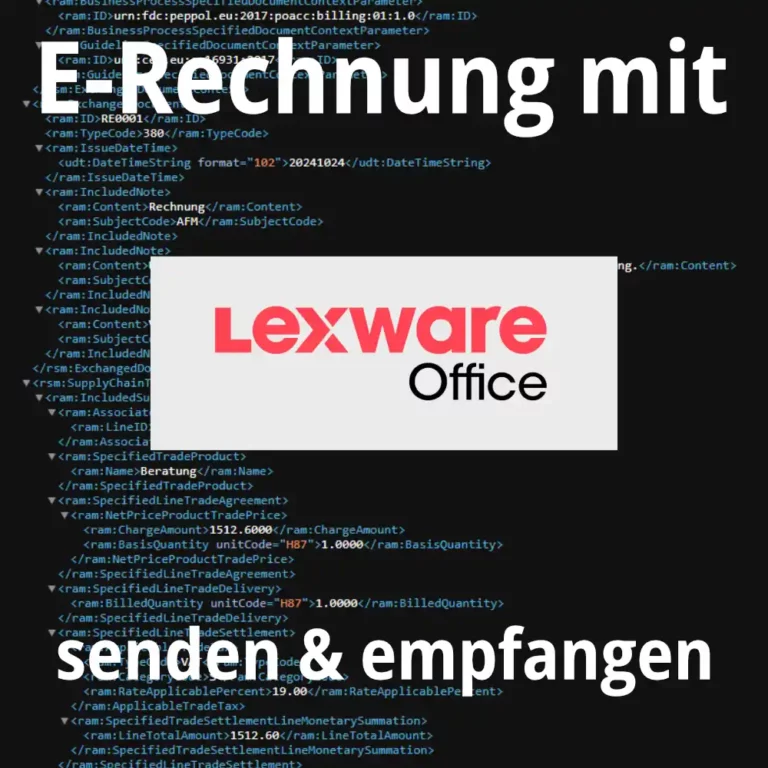 E-Rechnung Lexware Office